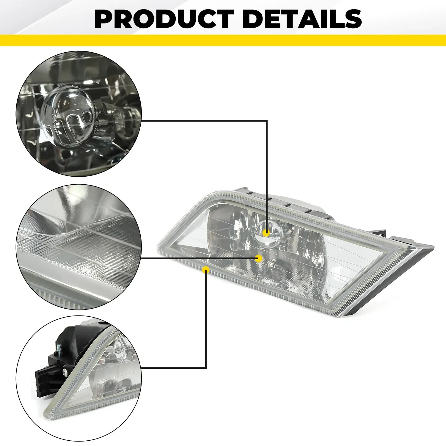 Fit Honda Odyssey 2011-2013 Clear Lens Fog Light Switch Bulbs Relay Wire Harness