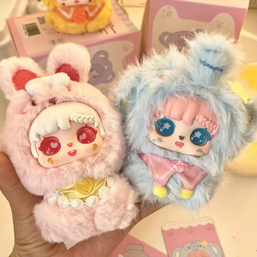 Sanmi Kawaii Kotak Buta Mewah Tas Beraroma Mainan Jimat Seri Kotak Buta Wajah Vinil Trendi Mainan Lembut Koleksi Hadiah Teman Baru