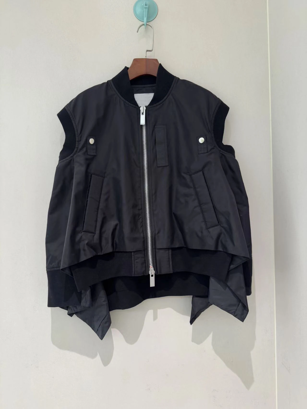 Women's new minimalist patchwork irregular fashion vest jacketNO.39