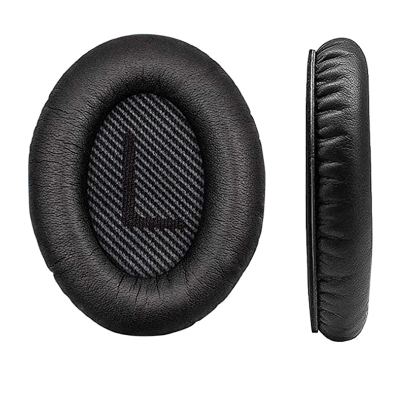 Replacement Earpads for Quiet Comfort 35 (QC35) and 35 II (QC35 II) Headphones(Black)