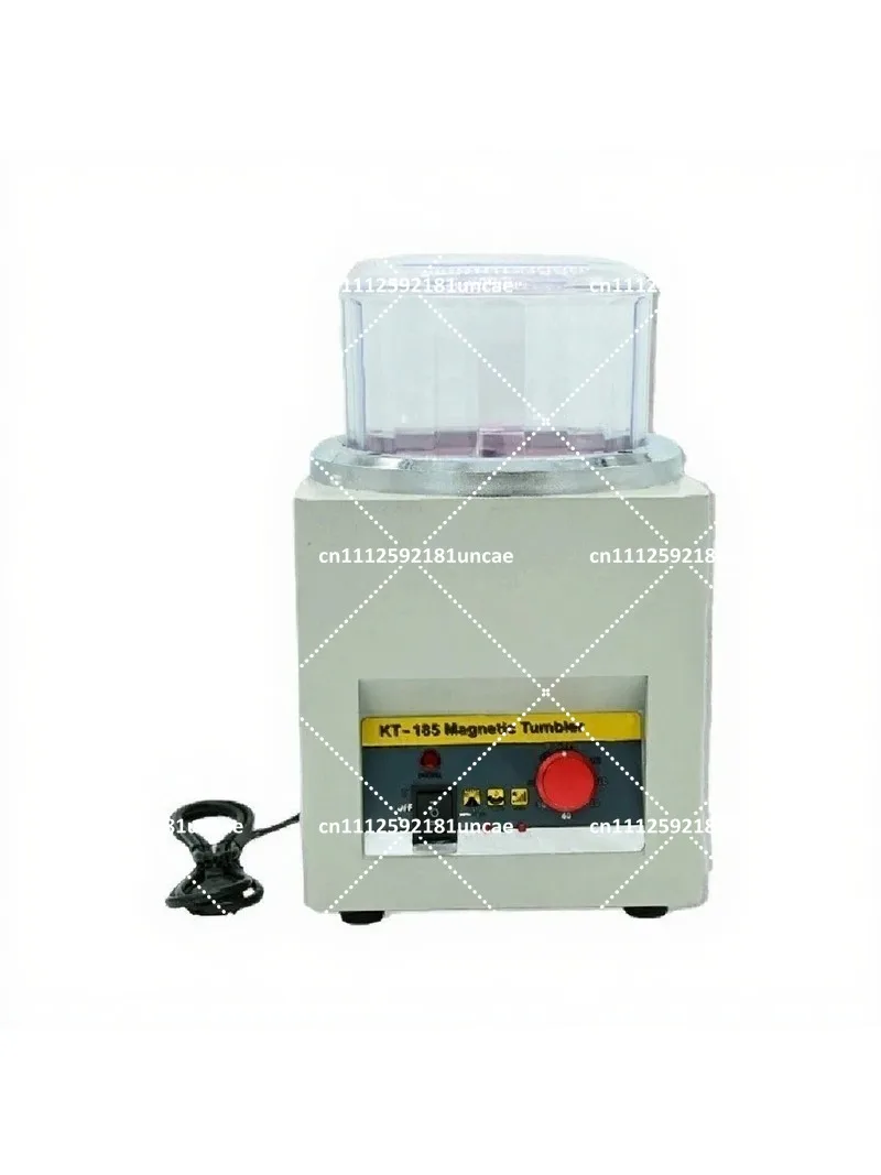 110V/220V Magnetic Polishing Machine Jewelry Finishing Deburring Chamfering Washing Tool