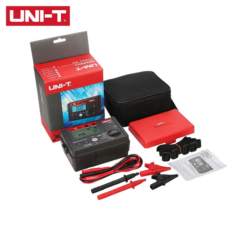 UNI-T UT501A UT501C Isolatieweerstandstester Megohmmeter 1000V 2500V Ohm Meter Megometer Digitale Ohmmeter