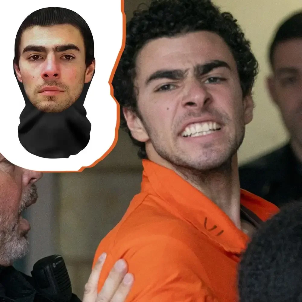 3D Printed Balaclava Mask for Hip Hop, Stretch Mesh Full Face Cover Cosplay Headdress for Men & Women