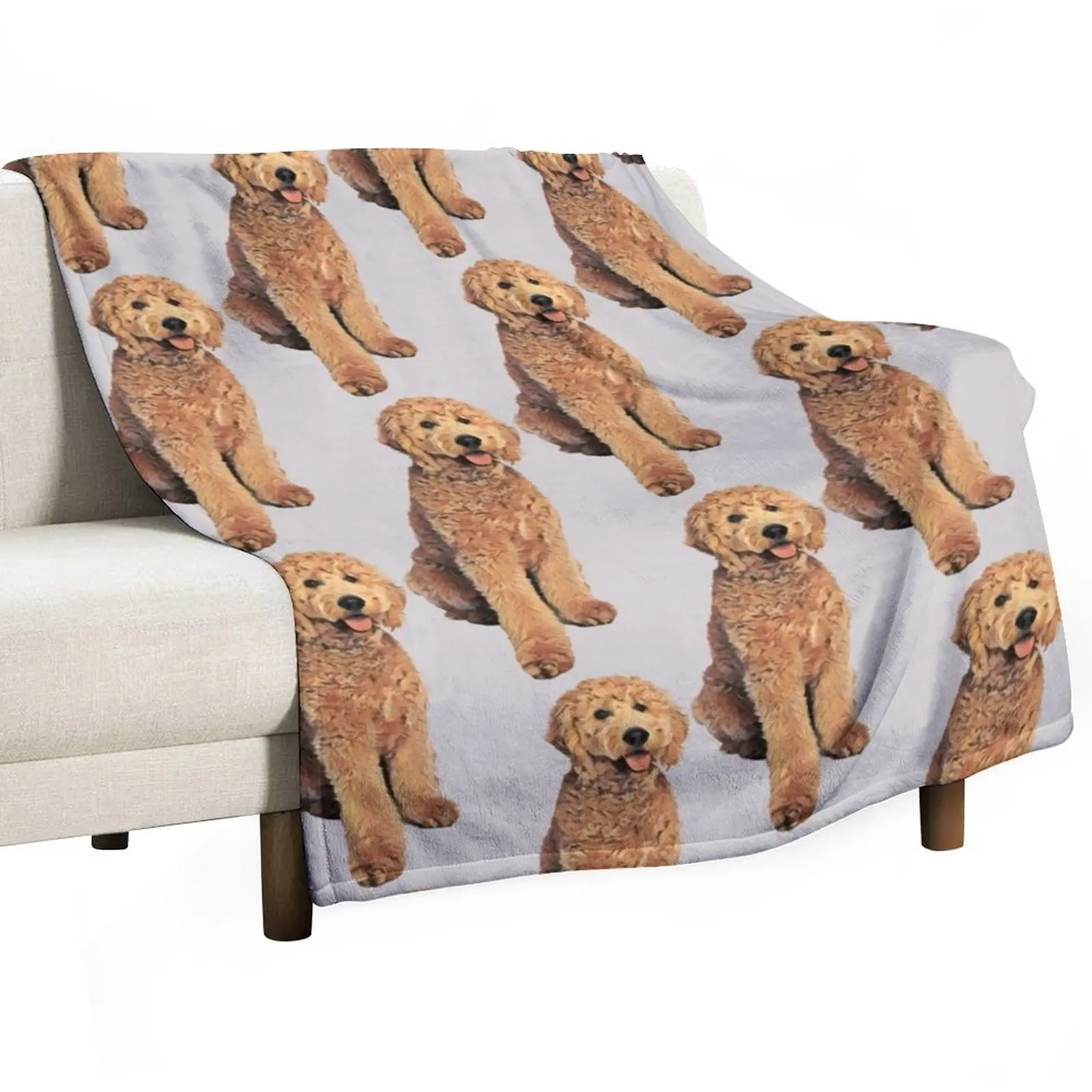 

F1bb Goldendoodle Throw Blanket Quilt Blankets Sofas Of Decoration for sofa Sofas Blankets