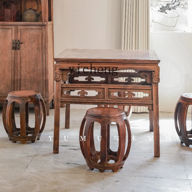 

Zz fragrant table with eight immortals dining table and square table solid wood Chinese antique Ming and Qing classical