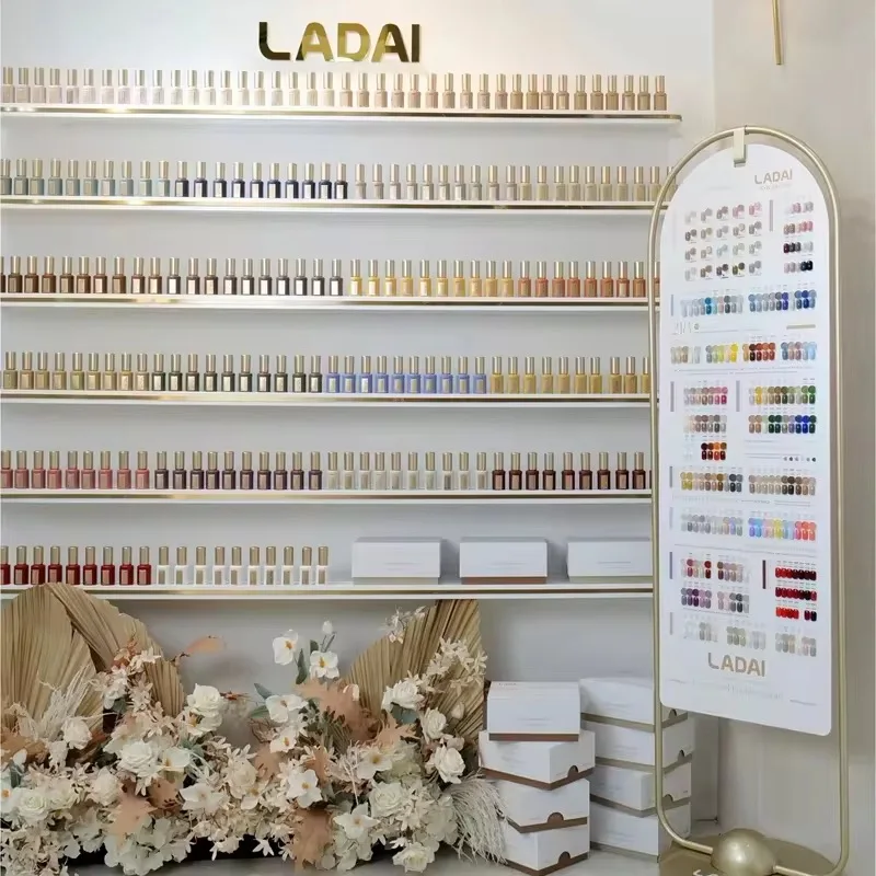 Ladai 218 Colors Single Bottle Golden Armor Demon Gel Long-Lasting Non-toxic UV LED Lamp Plastic For Nail Art
