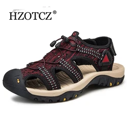 Men Sandals New Summer Fashion Sandals Slippers Breathable Male Shoes Beach Sandals Man Fashion Outdoor Casual Shoes Big Size