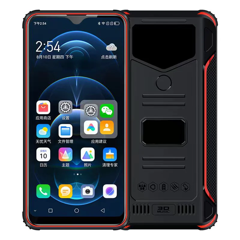 Ohne Kamera X9 Telefon 6 GB + 128 GB Zello PTT 4G LTE Octa Core Android 12 GPS 6,5 Zoll Unterstützung Dark Mode Unterstützung OEM