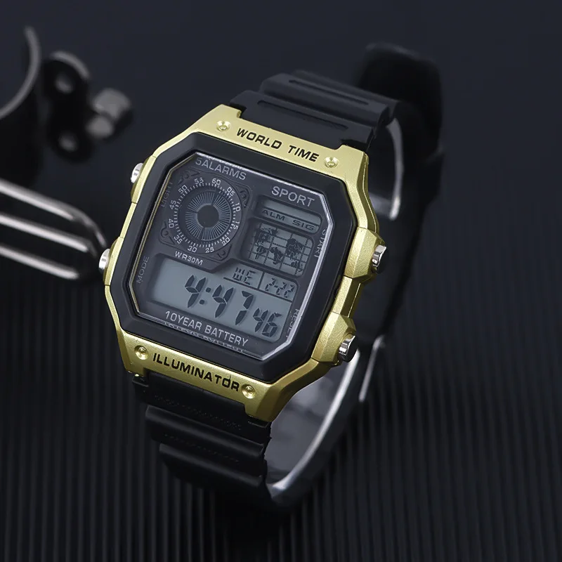 

Multifunctional Luminous Watch Men's Quartz Watch with Personality Cool European and American Style Waterproof AAA Wristwatch