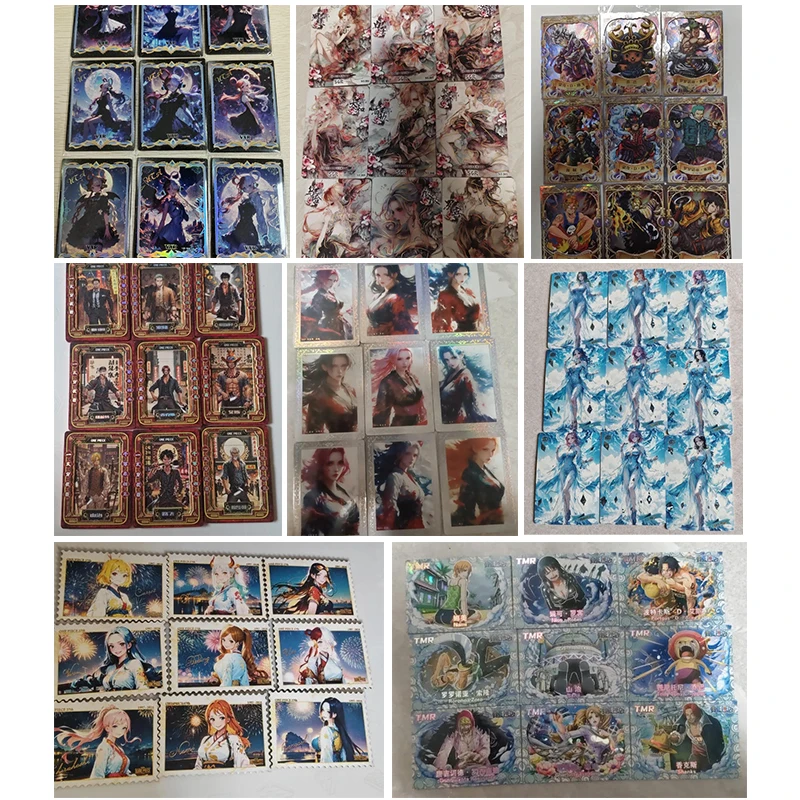 

Japanese Anime ONE PIECE Card Set SOP BZN OTG HP Characters Nefertari D. Vivi Boa Hancock Kalifa Yamato Collectible Cards