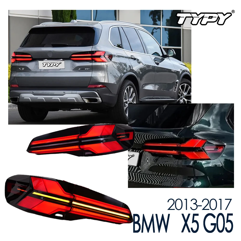 

TYPY задний фонарь для BMW X5 G05 светодиодный задний фонарь 2018-2023 X5 задний противотуманный тормозной сигнал поворота автомобильные аксессуары