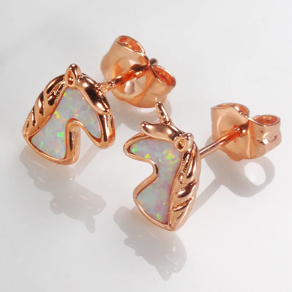 

1 Pair Stylish Creative Durable High Quality Ear Stud Festival Party Birthday Costume Jewelry Giftcopper Ear Decor Stud Earrings