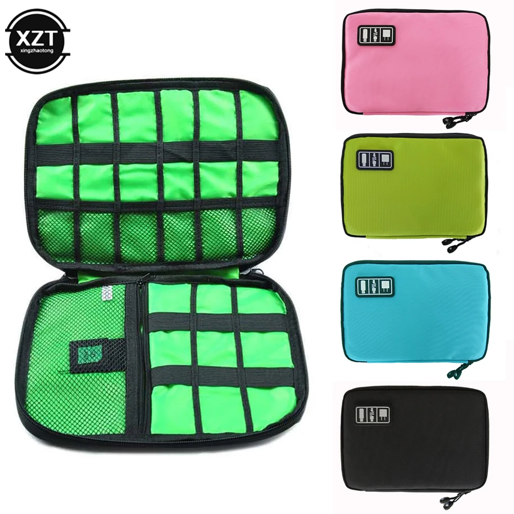 Cable Organizer Storage Bags System Kit Case USB Data Cable Earphone Wire Pen Power Bank Digital Gadget Devices Travel Bags