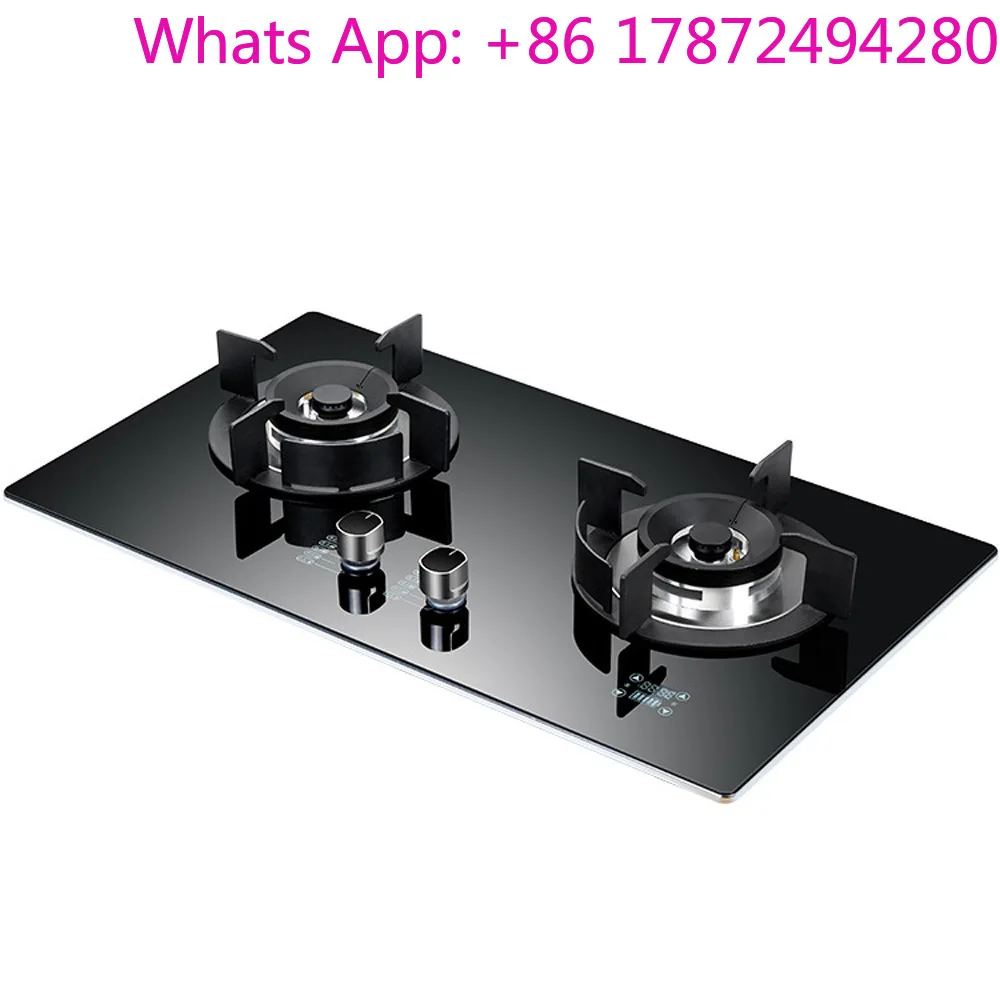 Embedded  stove Tming Built in Double Stove Cooktop Built-in Liquefied  Stove Kitchen Cooking Machine