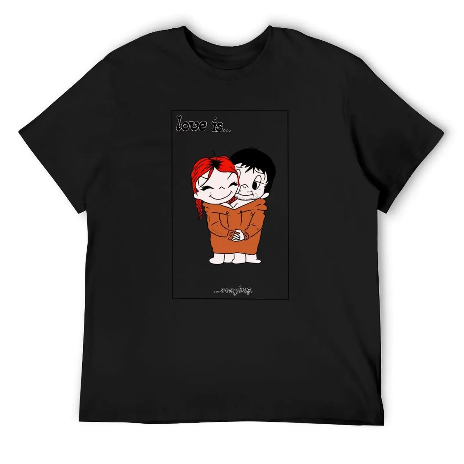 

love is... T-Shirt shirts graphic customs design your own aesthetic clothes fitted t shirts for men