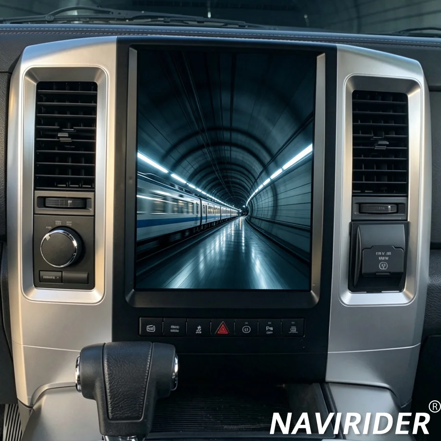 S 12.1inch Android 14 256GB Screen For Dodge Ram1500 RAM 1500 2500 2009-2019 Car GPS Navi Auto Stereo Headnit Multimedia Player