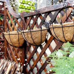 Half Round Replacement Coco Liner Half Circle Coconut Fiber Replacement Coco Liners Hanging Basket for Hanging Basket Wall Hang