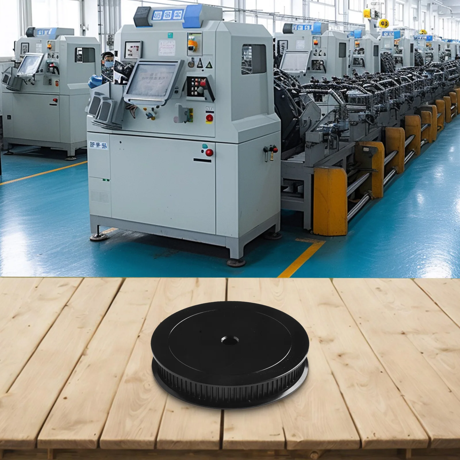 Synchronous Timing Pulley Designed for Efficient Mechanical Transmission Featuring an Advanced Low Friction Design