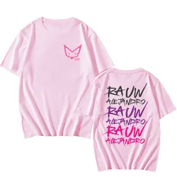 Saturno Album Rauw Alejandro T-shirts Rapper Graphic Printing Tee-shirt Cotton High Quality Soft Tshirts Ropa Hombre Mens Tees