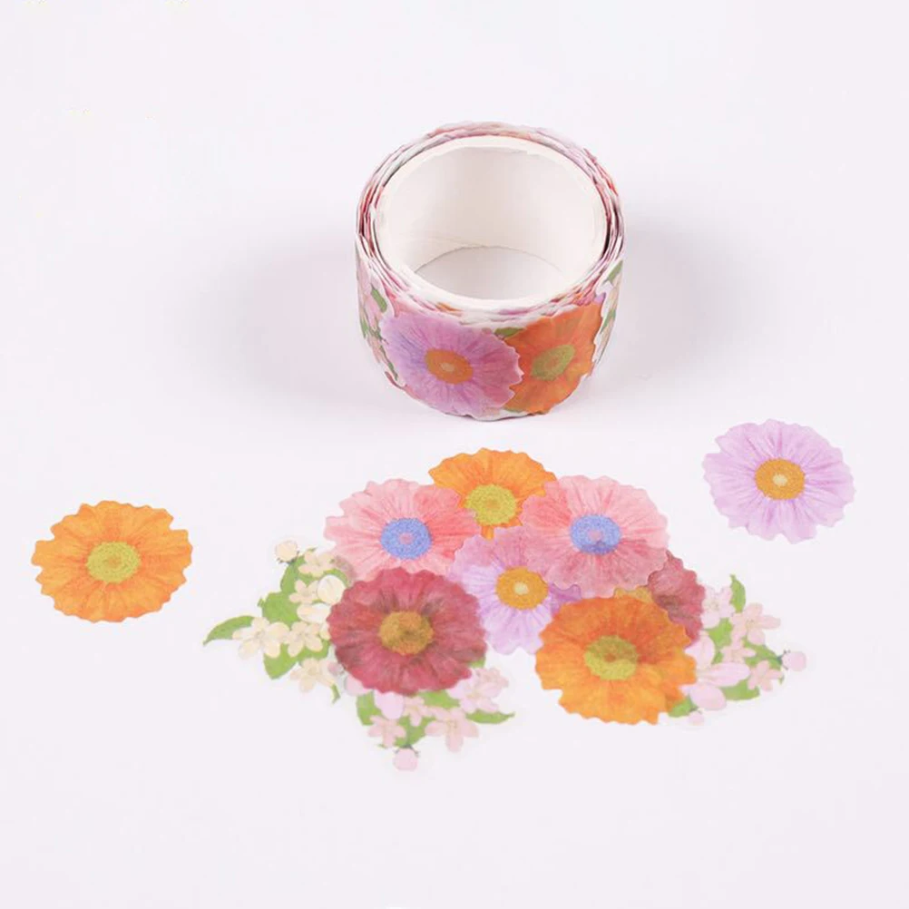 

Flower Stickers Vintage for Journaling Scrapbook Washi Tape Decorative Pretty Plant Floral