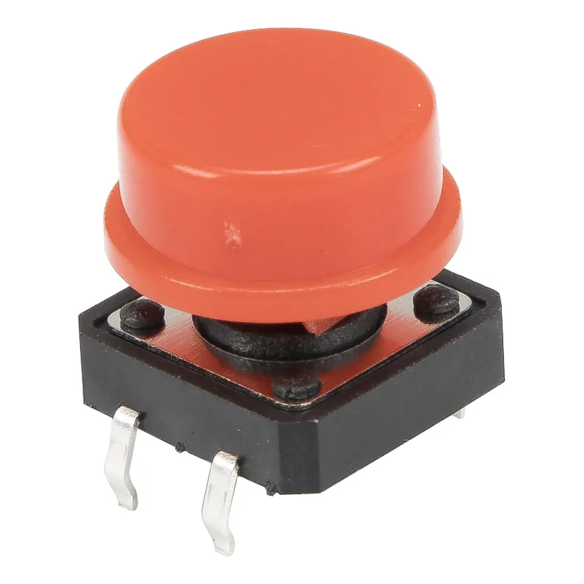 10pcs/lot FAS12-S 7.3mm height 12x12 tact switch with cap 12*12 insert mount tactile touch switch