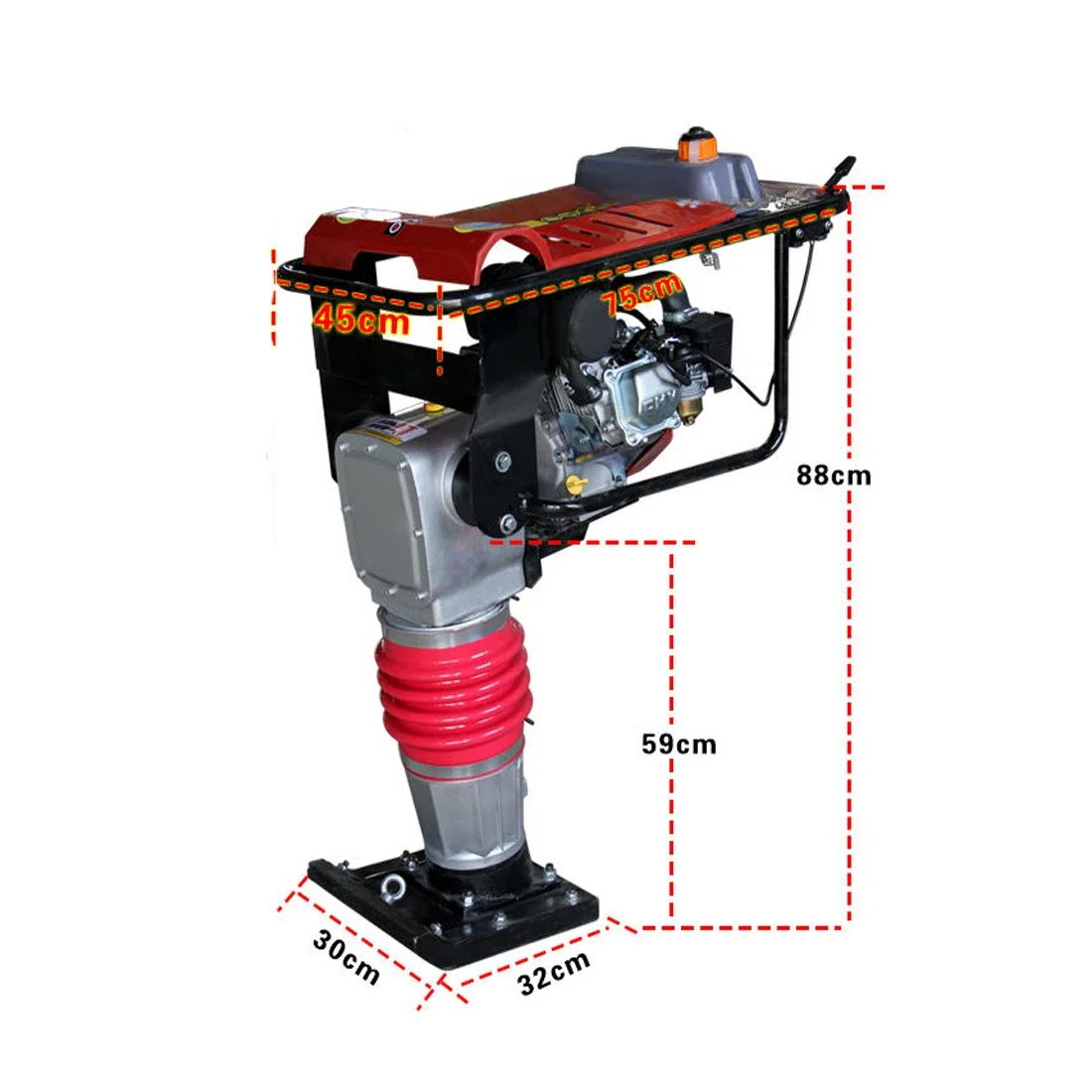 

Small electric Ramming machine foundation tamper smasher/High frequency rammer/gasoline impact rammer/diesel rammer