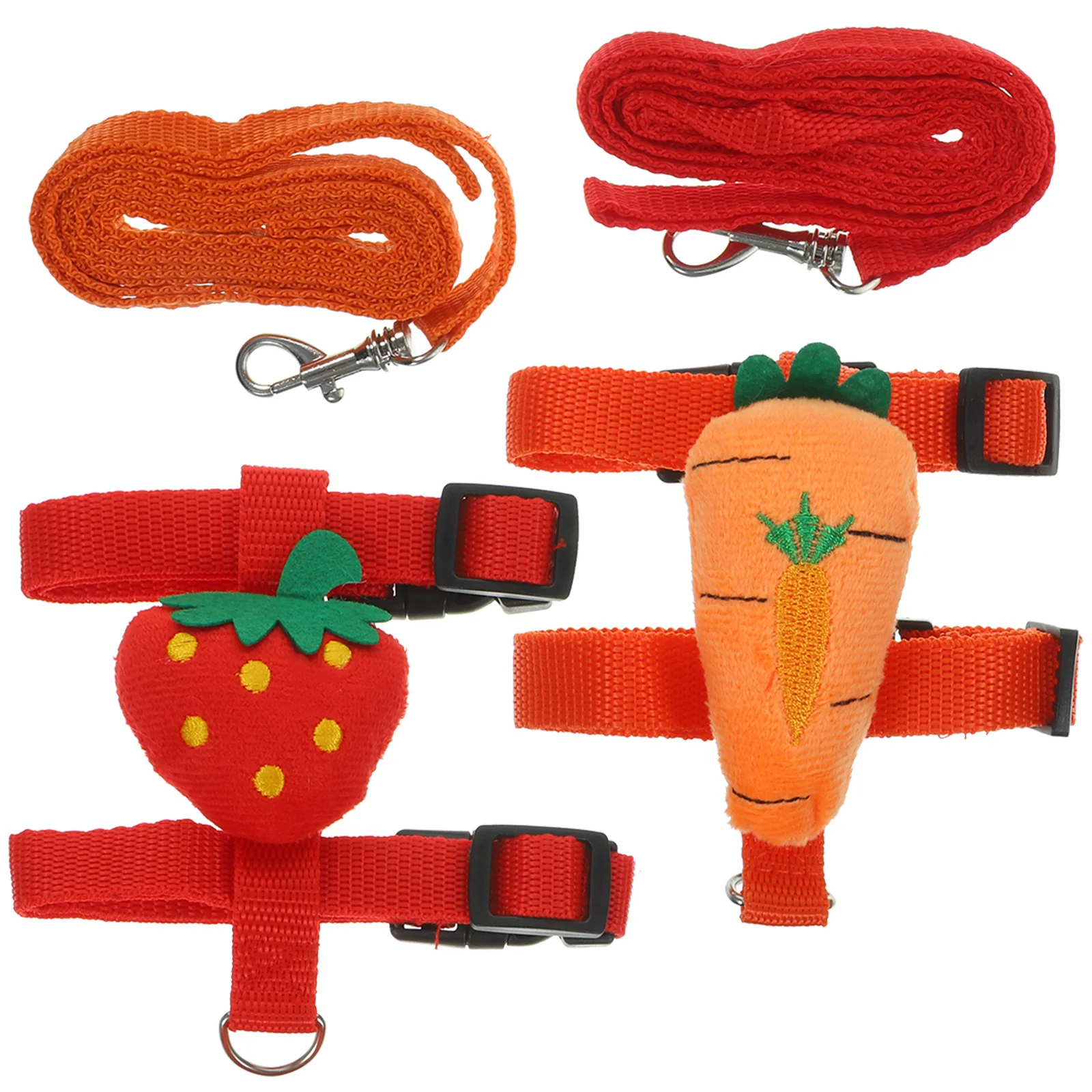 

2Sets Pet Leash Rabbit Harness and Leash Set Tough Harness Kit Stylish Adjustable Design for Active Pets