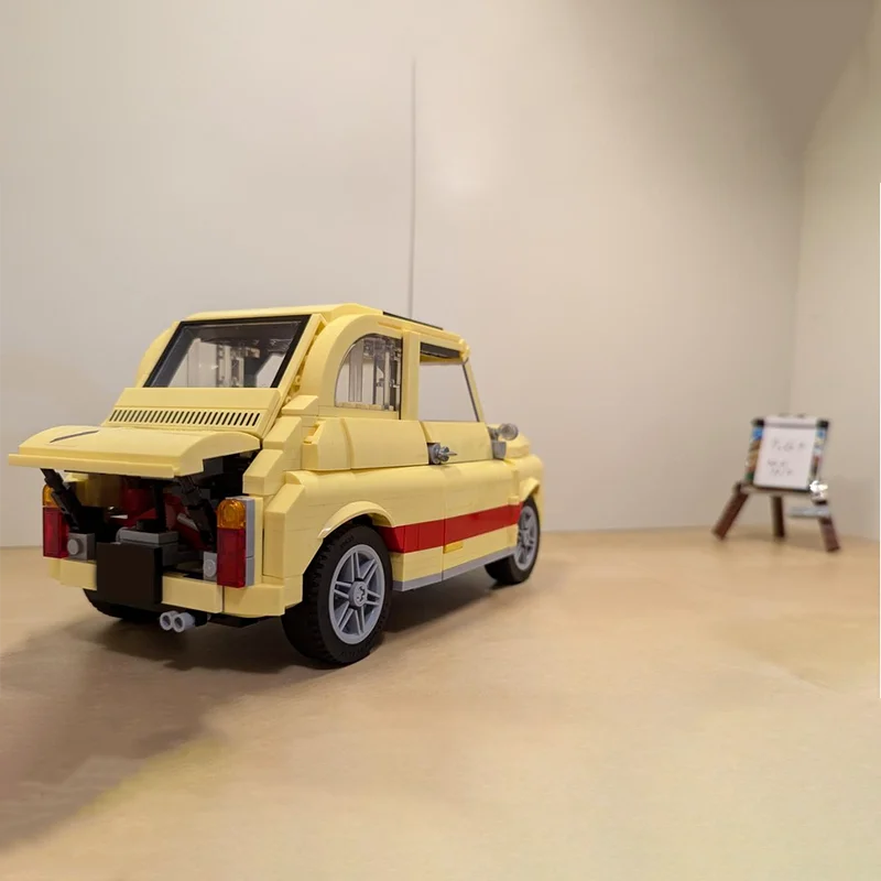 Caliente 918 Uds. Coche pequeño Vintage modelo de bloques de construcción modulares para educación infantil DIY montaje juguete de exhibición regalos de cumpleaños y Navidad