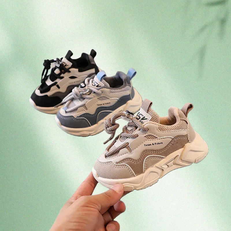 

Boys Mesh Breathable Footwear Children Sport Shoes Outdoor Running Sneakers Fashion Spring Autumn Kids