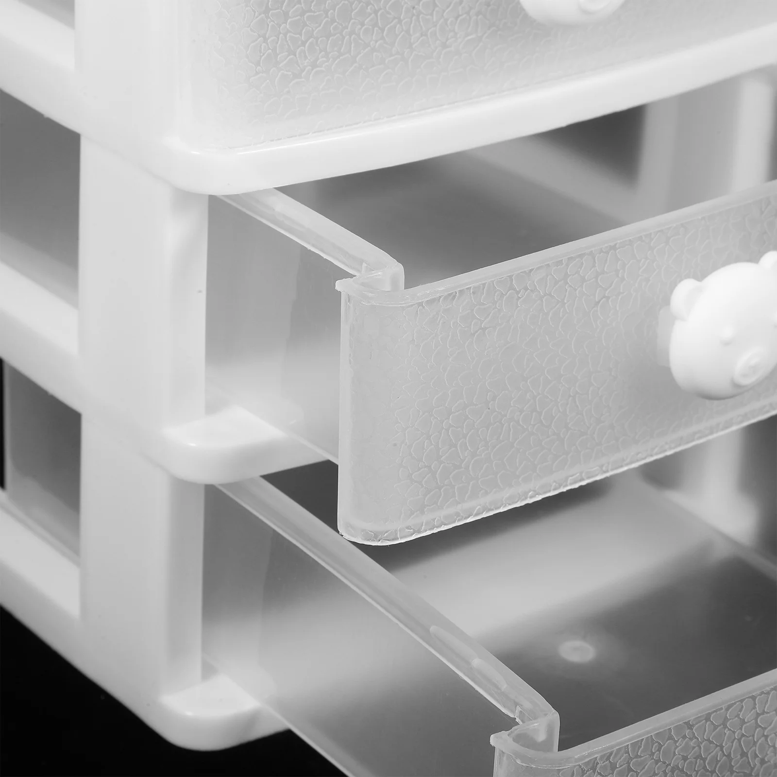 منظم مكتب على شكل درج، صندوق تخزين بلاستيكي متعدد الطبقات، موفر للمساحة، منظم مكياج لسطح المكتب، صندوق مرتب #1