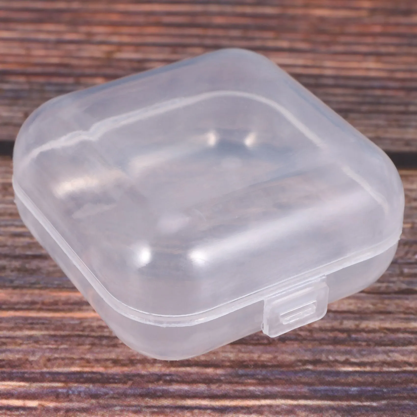 

AA49 144Pcs Small Clear Plastic Beads Storage Containers Box With Hinged Lid For Storage Of Small Items Crafts Hardware