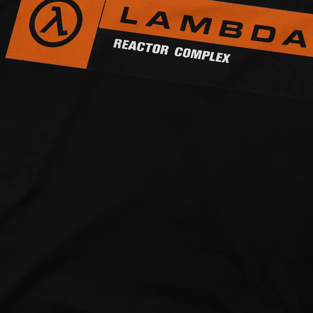 Half Life Game Lambda Complex Reactor Complex Signage Tshirt Homme Men\'s Tees Blusas T Shirt For Men