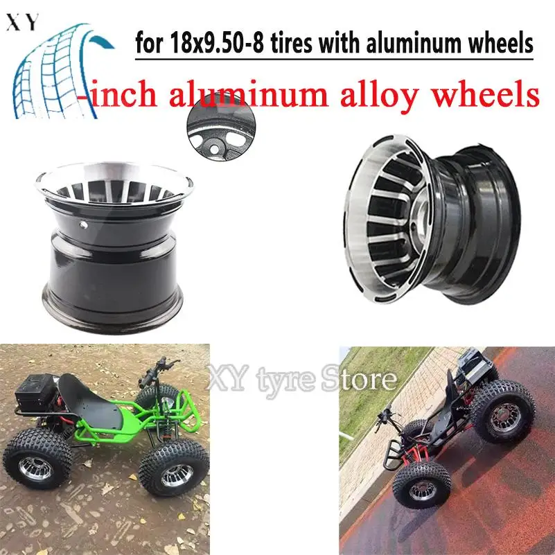 

8inch Hub 19x7-8 18x9.50-8 21x7-8 Tubeless Tire For 8-inch Front Rear Wheel Hub Of Atv Four Wheel Motorcycle Beach Car Kart