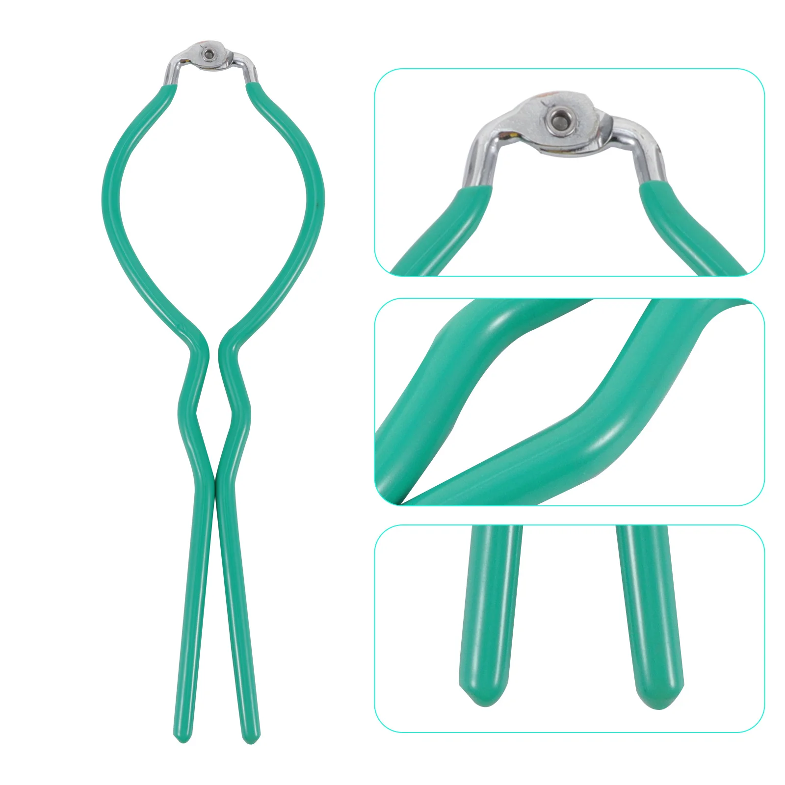 Pinza antideslizante para biberones, resistente al calor, plegable, Clip de plástico y Metal, herramienta de cocina, soporte para tarro elevador de botellas