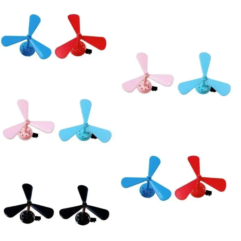 

39BB 5/10pcs Plastic Windmill Hairpins Fun Fashion Accessory Children Party Use