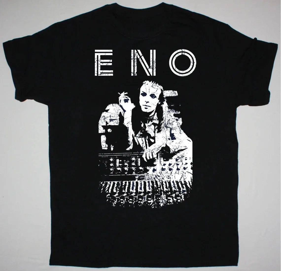 New Brian Eno Black T-Shirt Cotton Full Size Unisex S-5XL