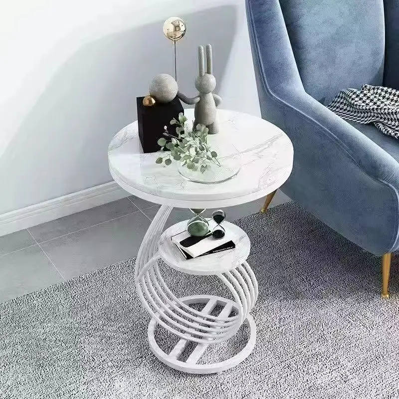 Nordic Round Coffee Tables Books Big Luxury Gold Nordic Hall Side Coffee Table Bedside Dressing Messitas De Noche Home Furniture