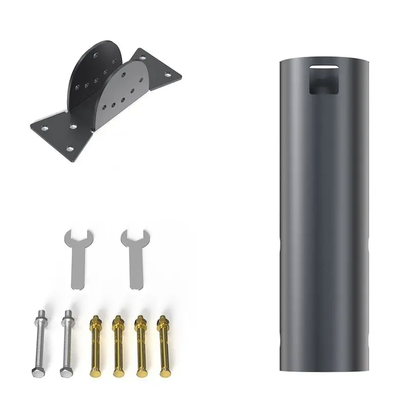 Kit di montaggio regolabile HFES per staffa Eave Starlink V2 Supporto satellitare Pratico kit di montaggio su palo per piatto Internet
