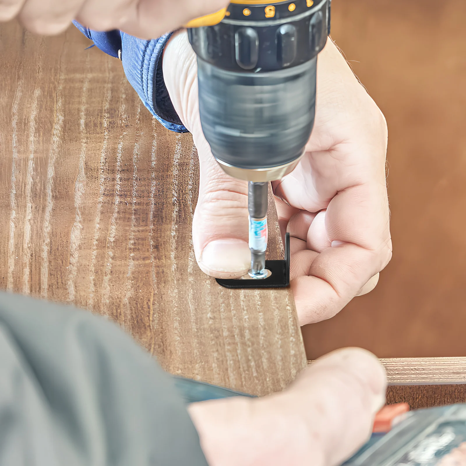 

20pcs Iron Corner Braces 90 Degree L-Shaped Brackets For Wood Furniture Shelf Cabinet Mounting Hardware Metal Angle Brackets