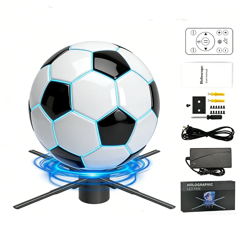

Newest P60 3D Hologram Fan WiFi 3D Holographic Projector Advertising Display Light Holographic Projector for Stores Bars Party