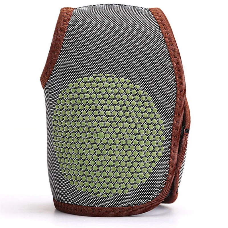 

B93B-1 шт., самонагревающаяся защита лодыжки в стиле зеленой точки, бандаж на лодыжку из магнитного волокна, подходит для защиты на открытом воздухе