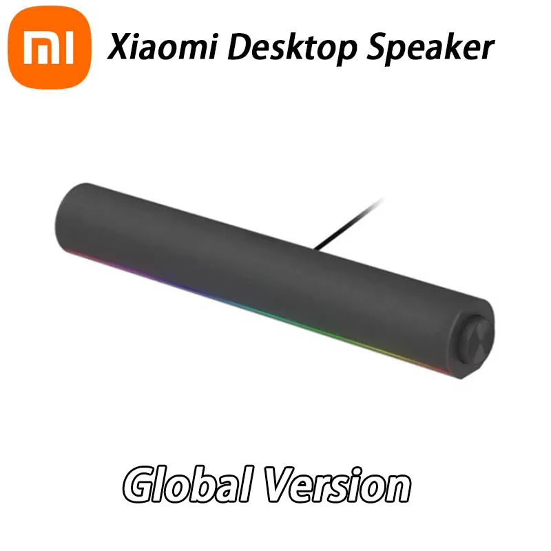 

Xiaomi Desktop Speaker Dual-channel stereo RGB Light Full-range Wired Mic Music Box Computer Laptop Desktop Speaker