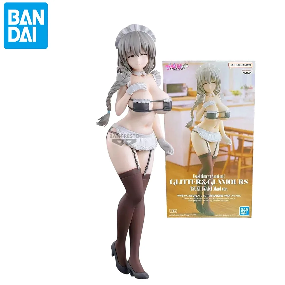 

Original Genuine Banpresto Uzaki-San Wants To Play 27cm Uzaki Tsuki Anime Figure For Children Toys Christmas Gifts