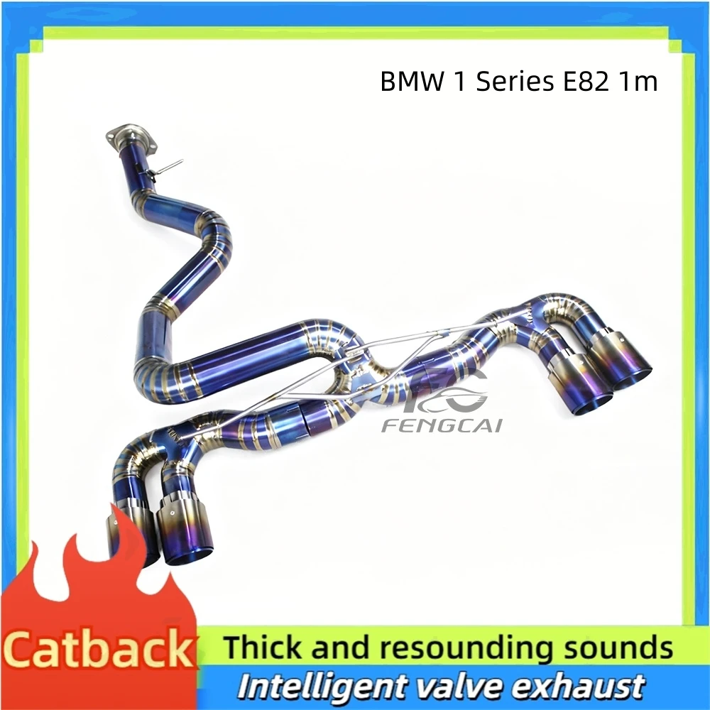 

Глушитель выхлопной системы Catback для BMW 1 серии E82, 1 м, гоночный автомобиль, напрямую с титановой глушиной, выхлопной трубой
