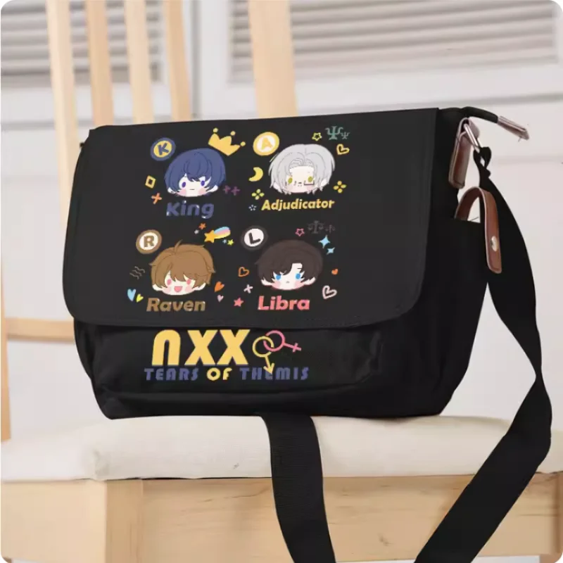 

Anime Tears Of Themis King Libra Raven Cartoon Bag Unsix Fashion Leisure Teenagers Crossbody Student Messenger Handbag B109