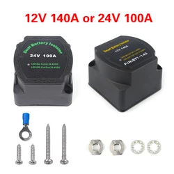 12V 140A Voltage Sensitive Relay Battery Isolator Automatic Charging Relay Car Accessories Car Battery Relay