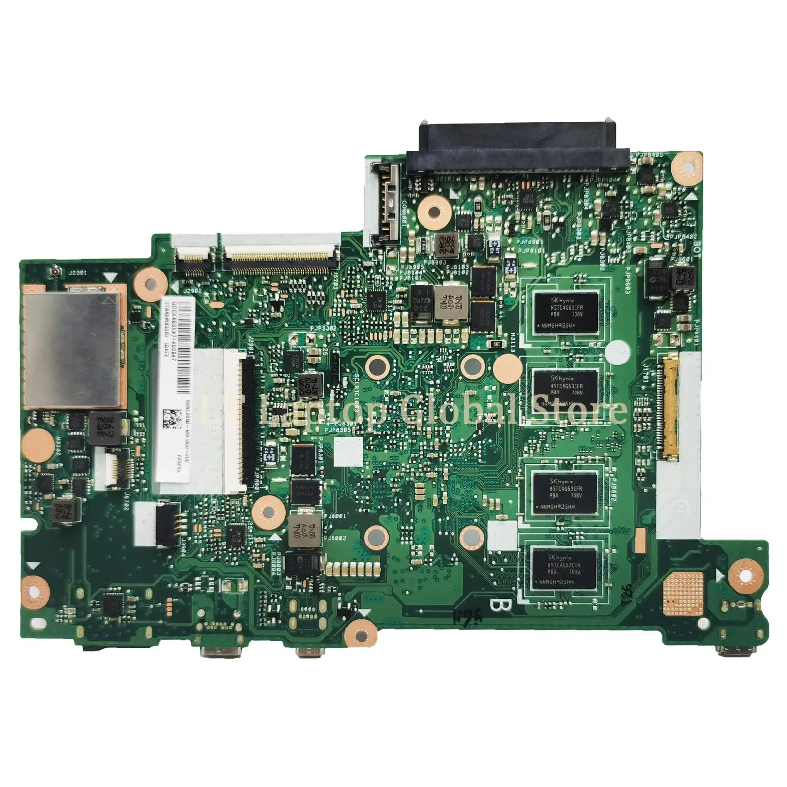 Notebook E202SA Mainboard untuk ASUS EeeBook E202S E202 Laptop Motherboard dengan N3050 N3060 4GB-RAM Maintherboard