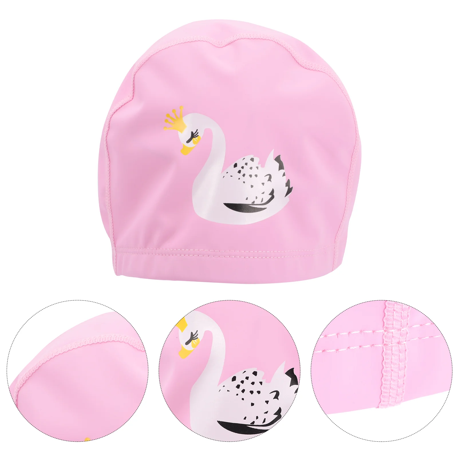 

Children's Swimming Cap Ear Swimcap Kids Breathable Hat PVC Material Chlorine Resistance Hydrodynamic