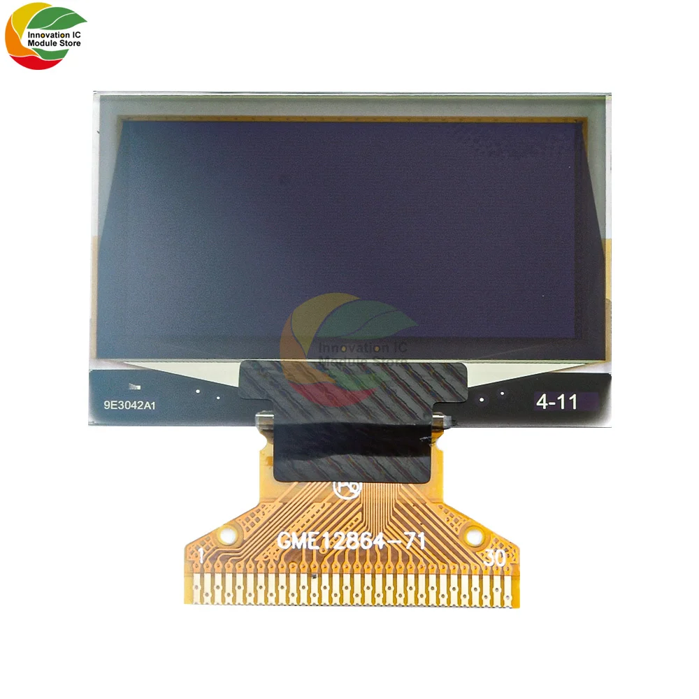 Layar LCD OLED SH1106 IC Resolusi 72*40 128*64 Biru dan Putih 0.42 "/1.3" Modul Display LCD OLED UNTUK Arduino Raspberry Pi