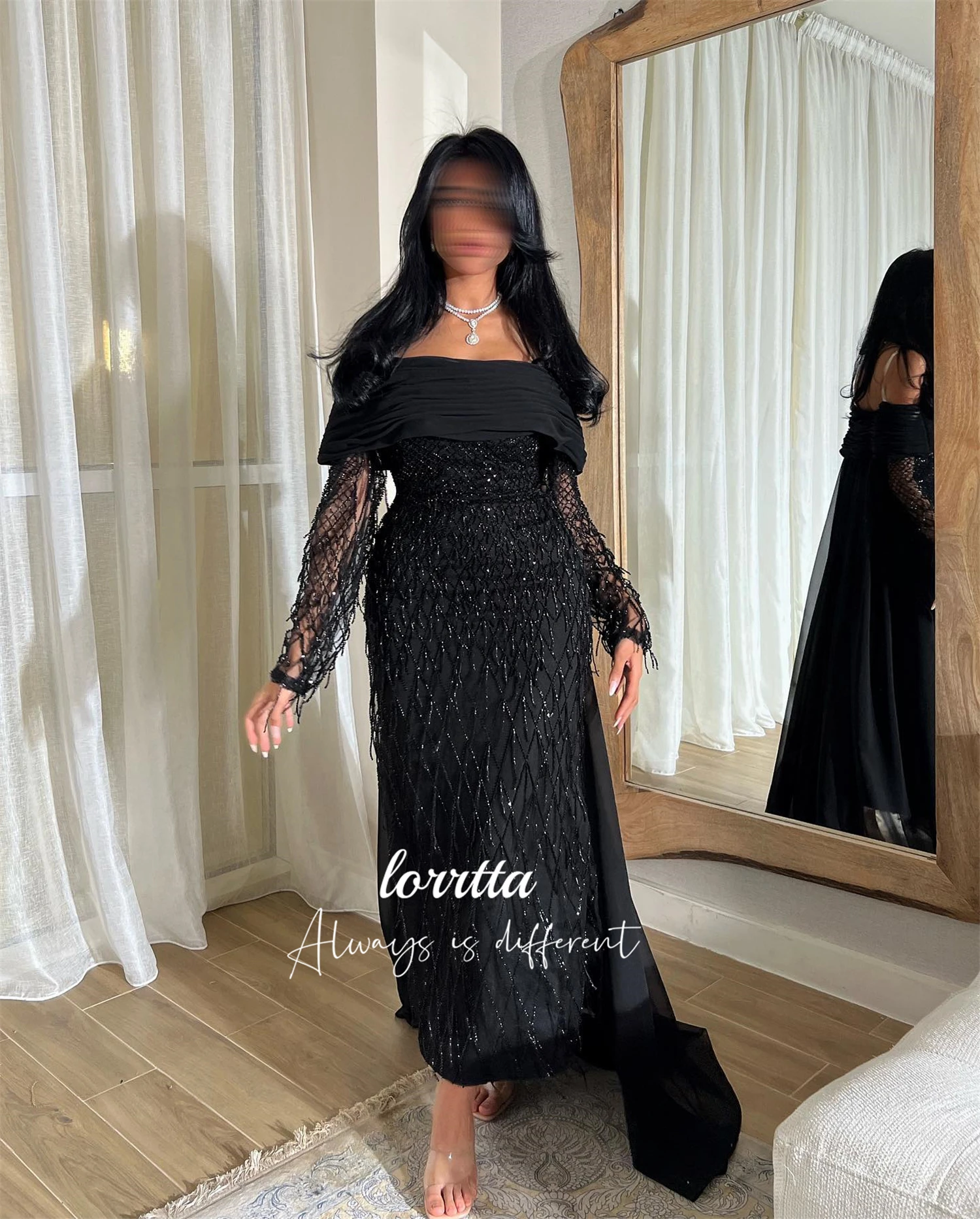 Wedding Party Dress Luxurious Fishtail Cut Evening Elegant Long Dress Customized Woman Ball Gowns vestidos de fiesta فساتين سهرة